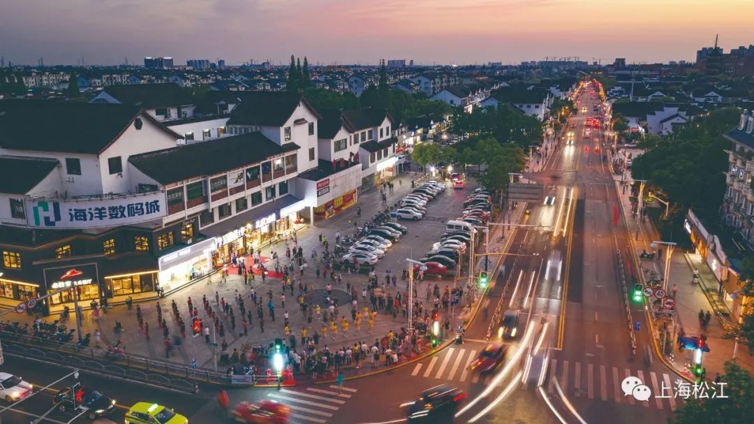 中山中路华亭老街夜景