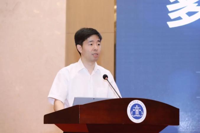 诸暨法院党组书记,院长陈键就执行"一件事"多跨应用场景建设作了交流