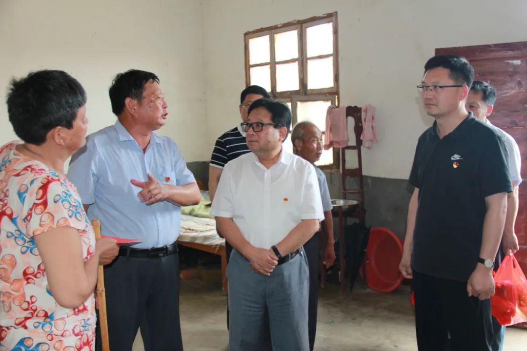 单位——蜀山区小庙镇朱岗村开展党史学习教育"我为群众办实事"活动