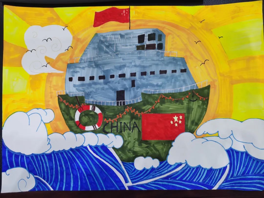 航海日航海绘画展给梦想插上翅膀