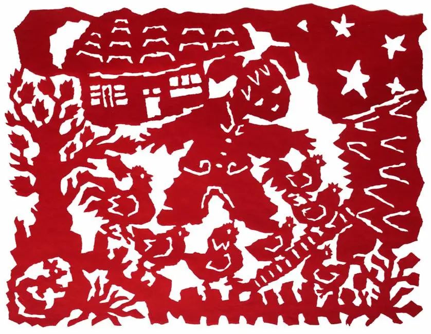 2002年6月,《撕纸——金鱼》一课在吉林省实验小学协作研究第九届年会