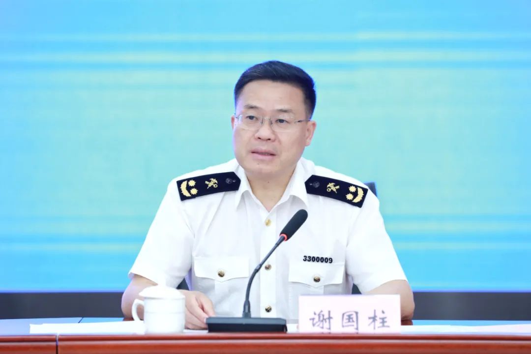 发布人:合肥海关关长 辛建民(李轶晗 摄)