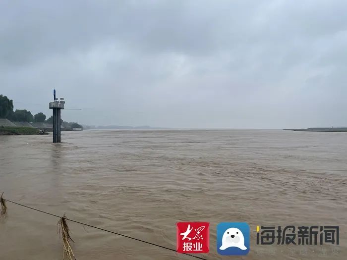 黄河菏泽段水流量48小时内涨幅最高达516% ，目前水流量和水位已经有所下降