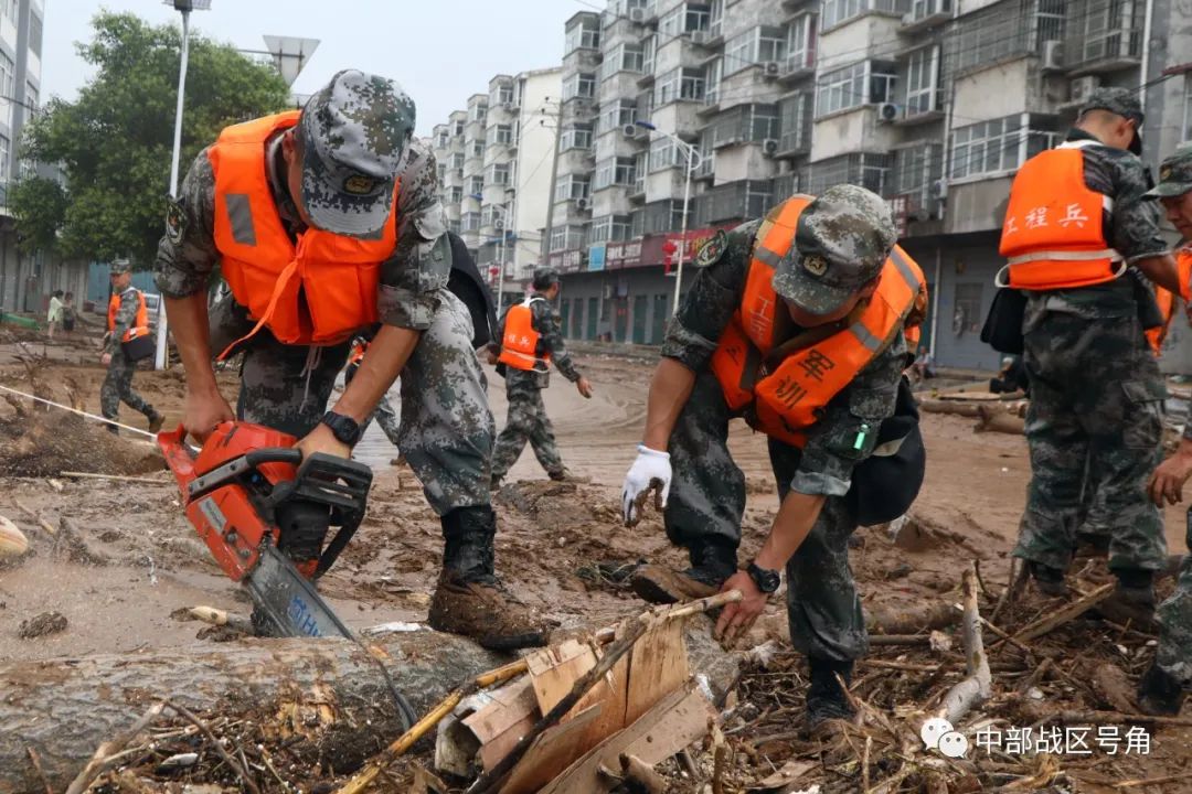 救援快讯 | ⑥中部战区任务部队在河南防汛救灾战役中不断取得新战果