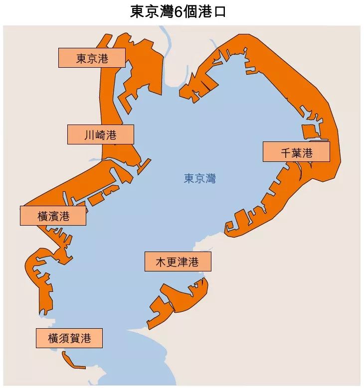 日本东京湾地理位置图片
