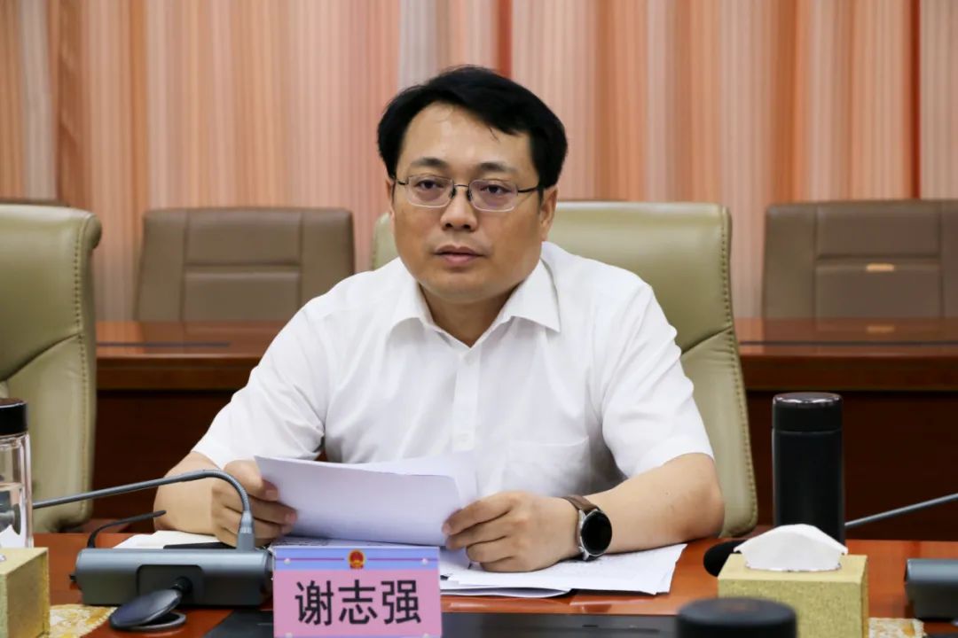 市委常委,政法委书记谢志强一行到邯郸中院调研指导工作