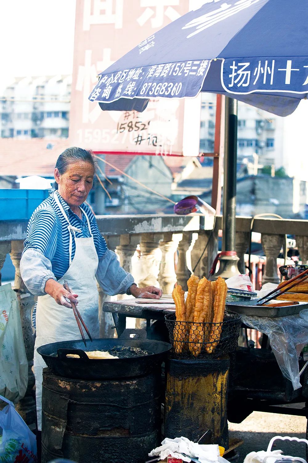 早点摊摄影图片