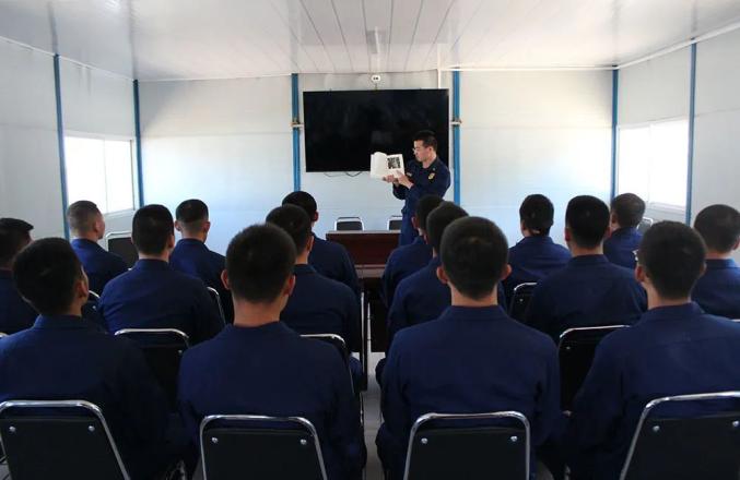 黑龙江省森林消防总队张家口赤城驻防队伍开展饭前"小演讲"活动