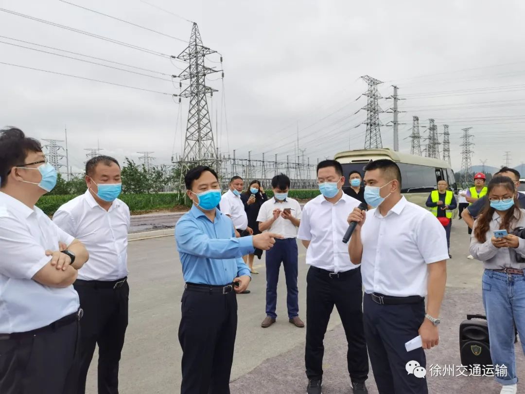 贾汪区委书记薛永现场调研交通重点建设项目进展情况
