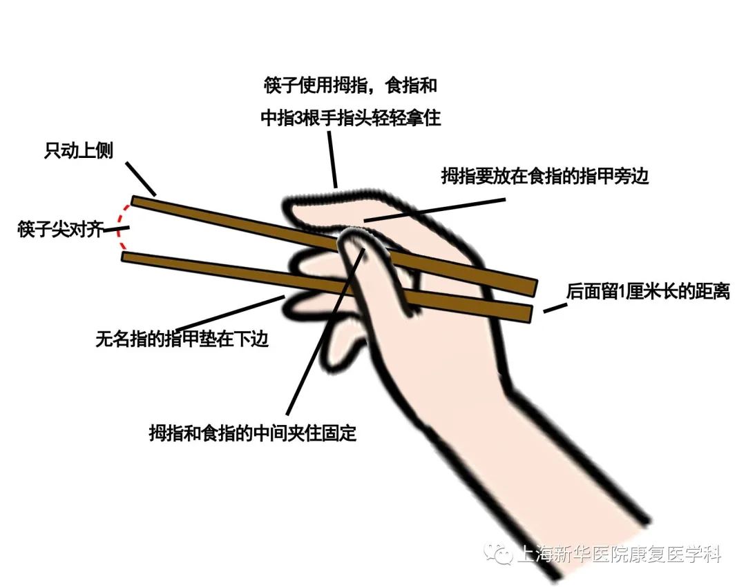 怎样拿筷子正确方法图片