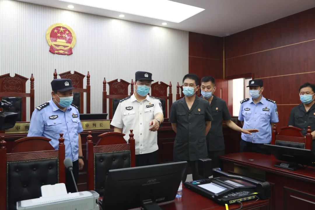 连云港市中级人民法院驻市看守所科技法庭正式启用