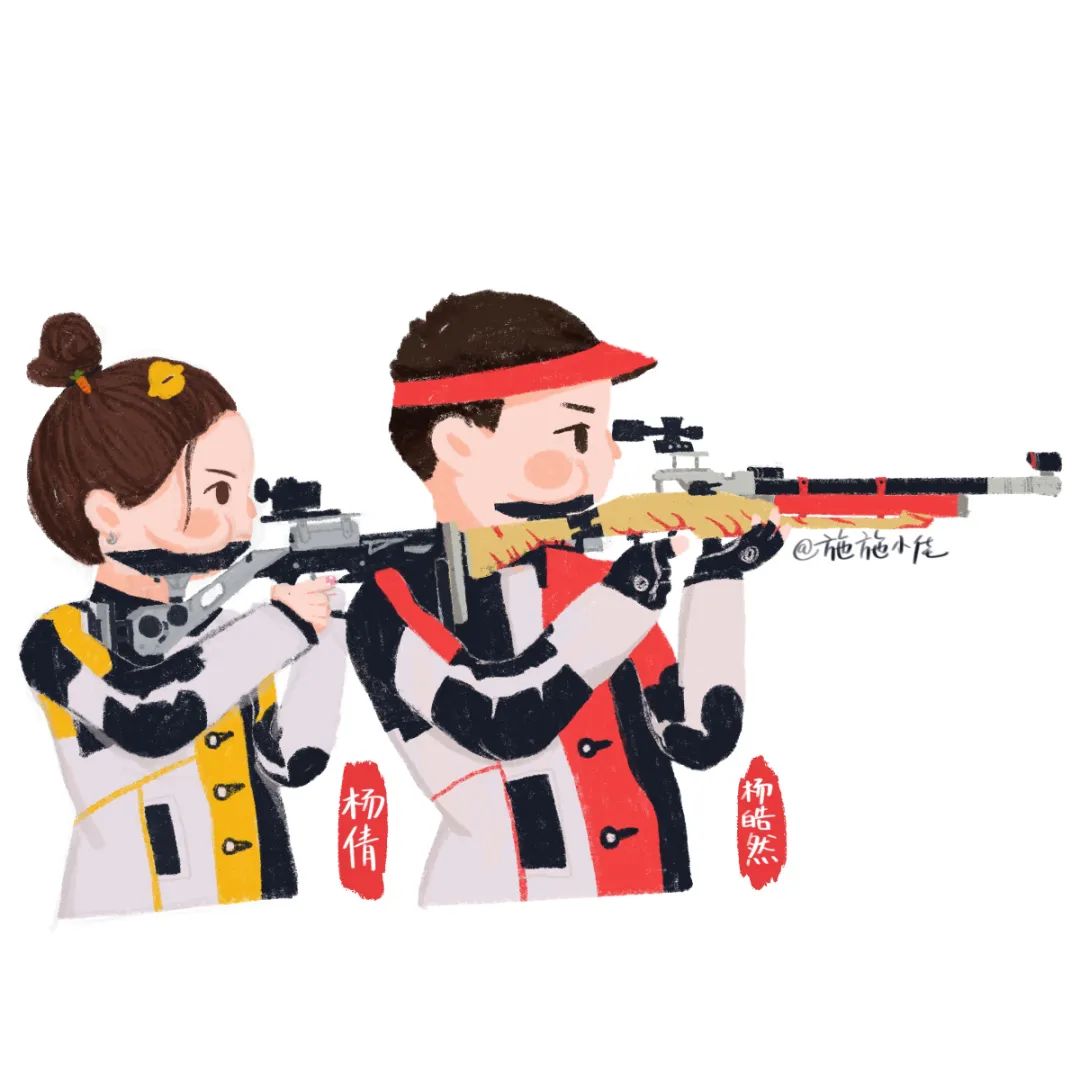 萌慈溪姑娘创作奥运健儿q版形象看了都想收藏