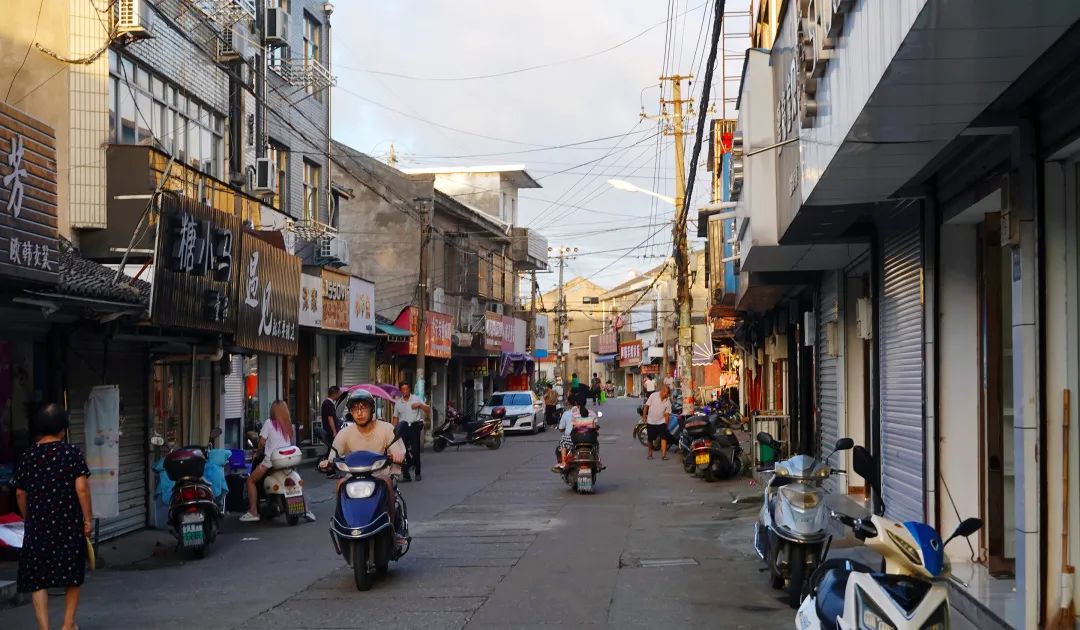 迎着夕阳寻觅这段坎墩老街67