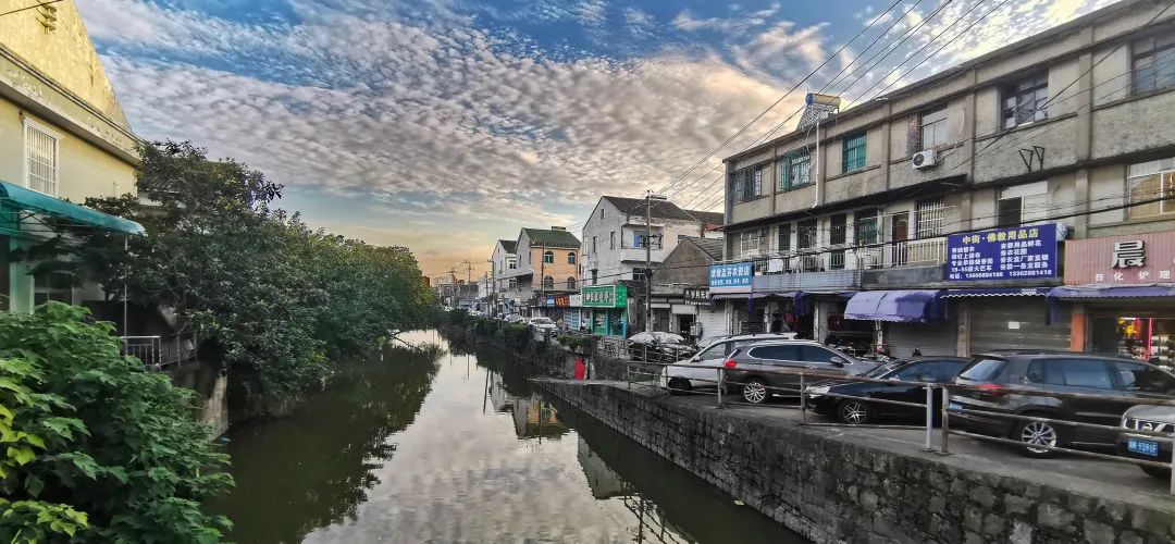 迎着夕阳寻觅这段坎墩老街67