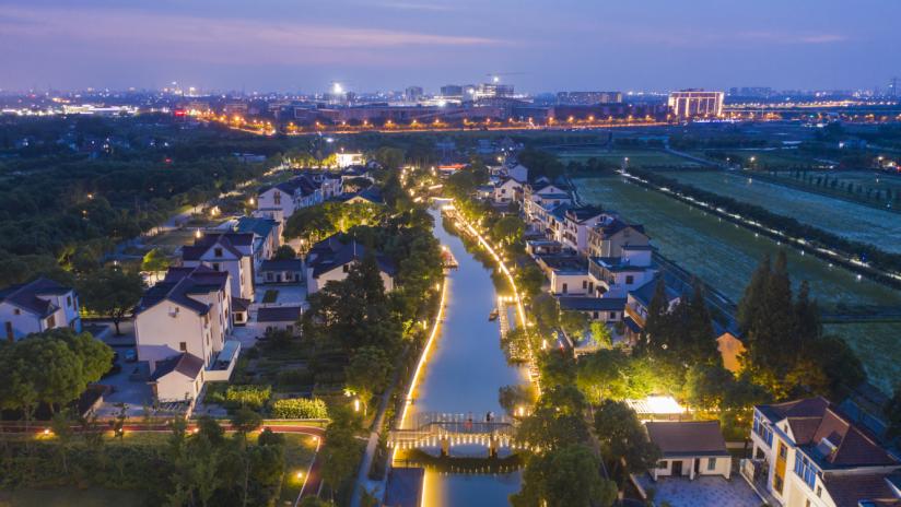 天上的街市青浦和睦水街美醉人哦