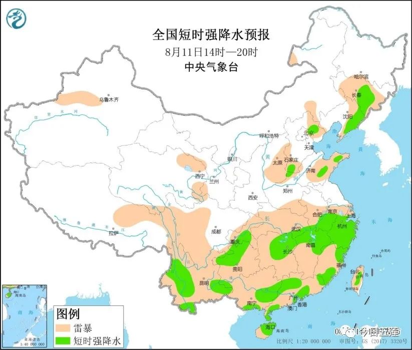 五莲气象发布雷电黄色预警!