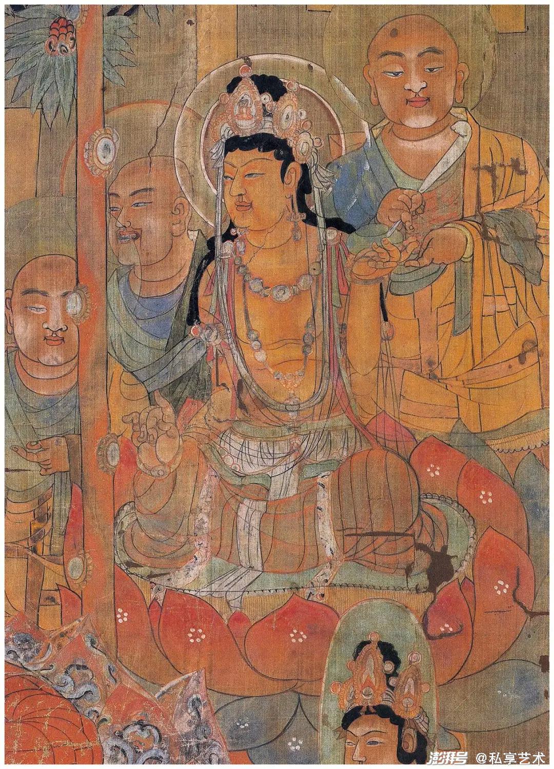 佛教壁画图片