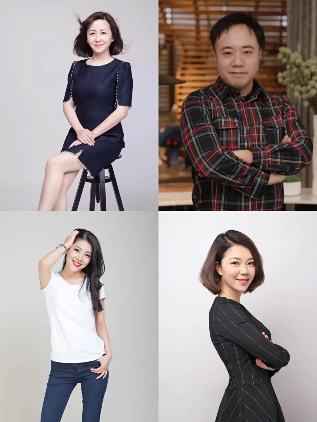 左上:长三角之声主持人 沈蕾右上:盐城广播电视总台新闻频率主持人 张