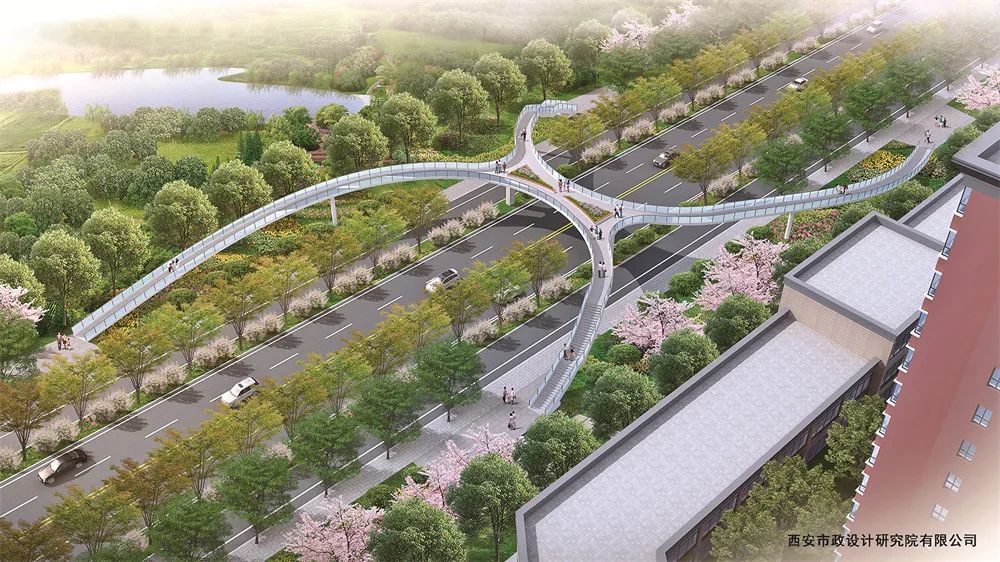 今年中心城区新建3座高颜值人行天桥看看在不在你家附近