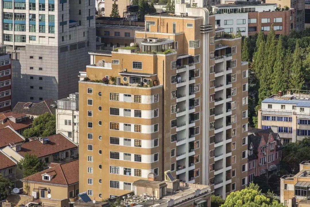 老建筑的上海故事|淮海中路1202号:朴实无华的风格蕴涵先进的现代建筑