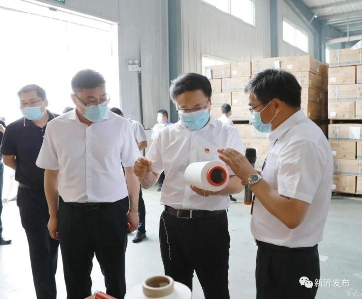 市长李胜调研重点纺织企业