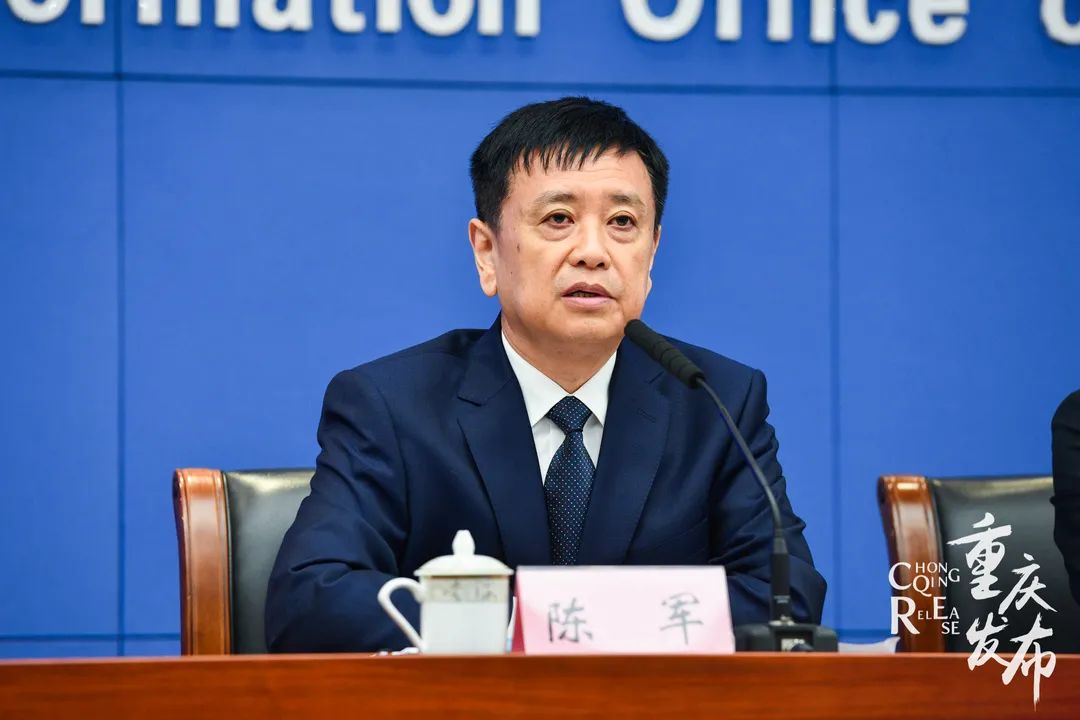 陈军介绍相关情况 邹乐 摄③新型基础设施建设快速推进