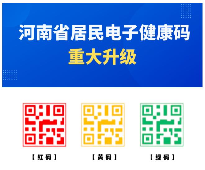 河南省居民电子健康码升级啦对8类重点人群实行精准分类管控