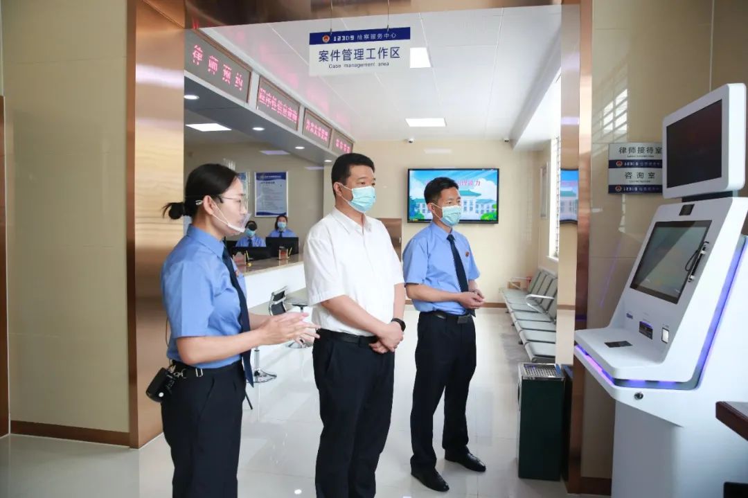 张家口市委常委,政法委书记陈建到市检察院调研指导工作