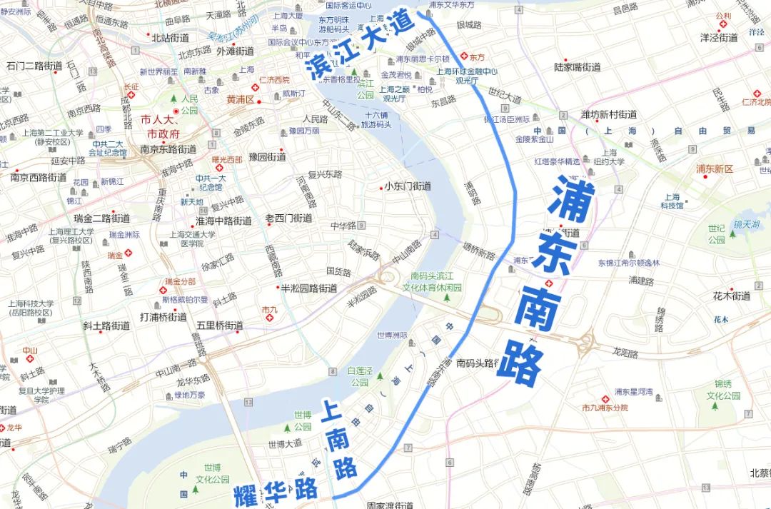 黄浦路在虹口区,奉贤路在静安区…上海这些道路以区命名!