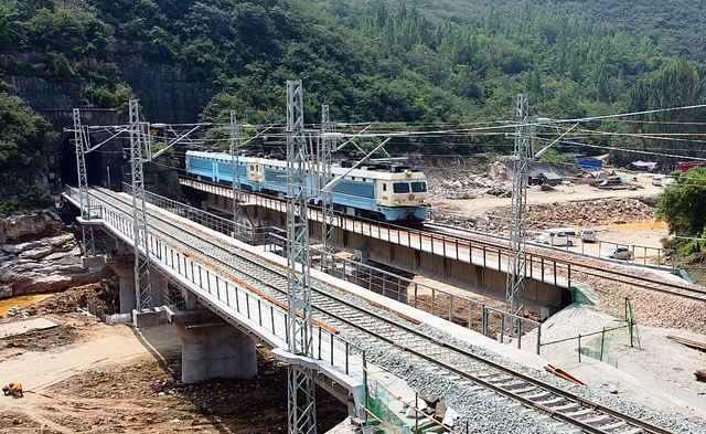 太焦鐵路搶險工程全部完成恢復通車