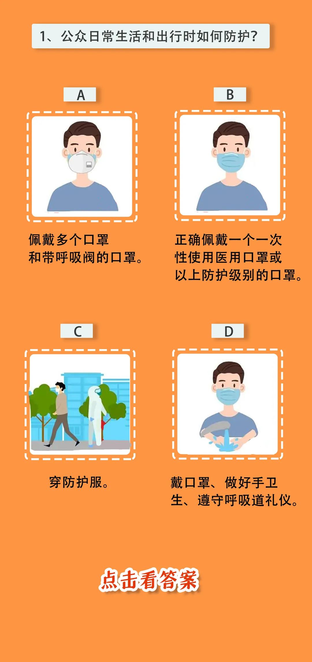 新冠疫情个人防护小测试等你来挑战