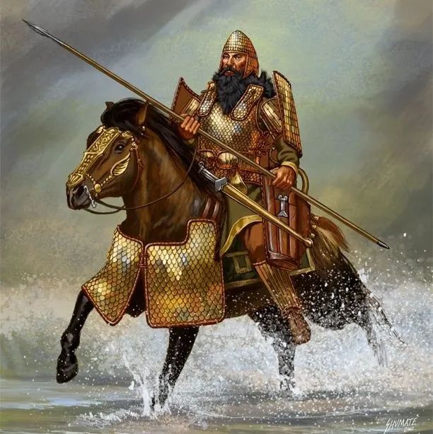 马萨格泰人的贵族重装骑兵相比之下,马萨格泰人的战阵则与之截然相反