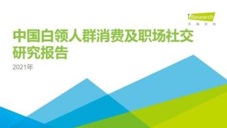 2021年中国白领人群消费及职场社交研究报告