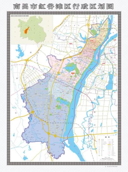 高清完整大图下载:红谷滩设区历程:2000年2月23日,南昌市委,市政府