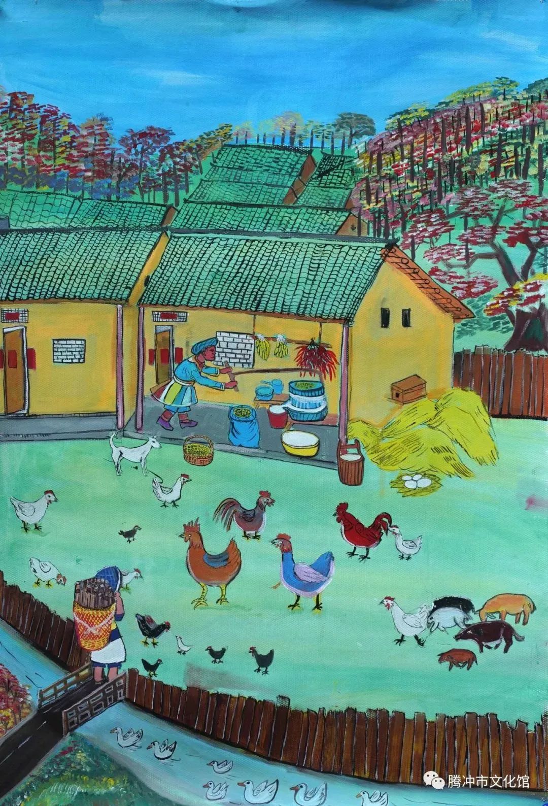 乡村振兴路上腾冲农民画大放异彩
