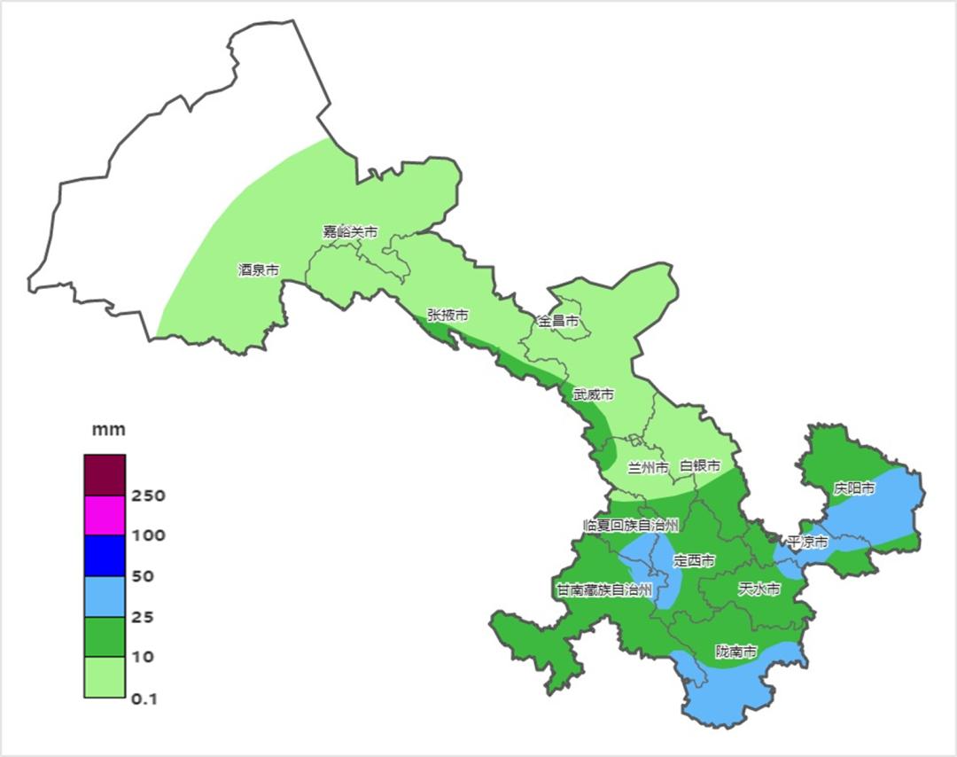 雨水模式来啦甘肃最新天气发布