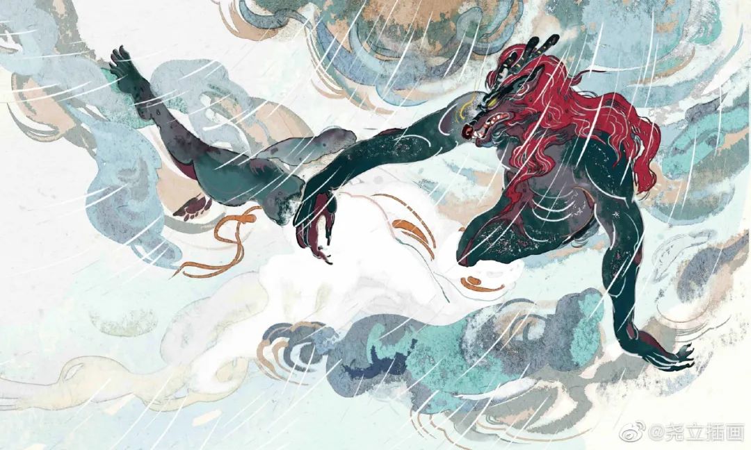 西王母秘境仙人-武罗昆仑守卫-开明兽北方冬神-禺强东方春神-句芒雨师