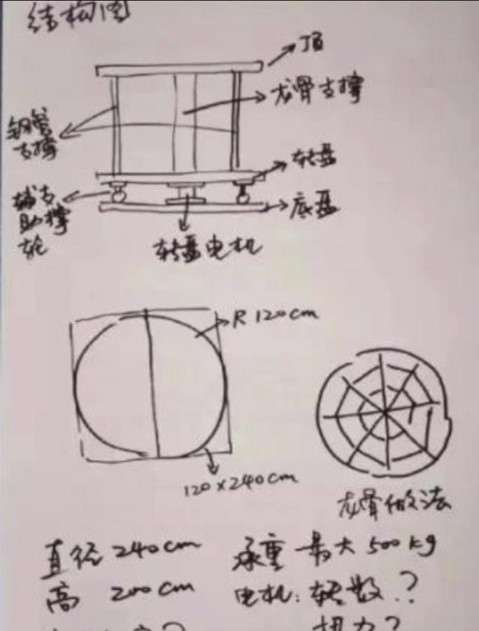 八音盒旋转木马安装图图片