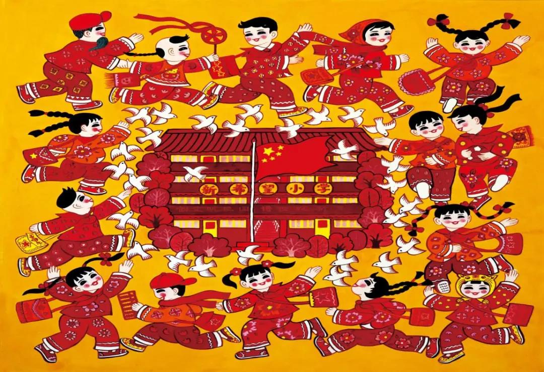 山西省农民画优秀作品展,展现新农村新气象