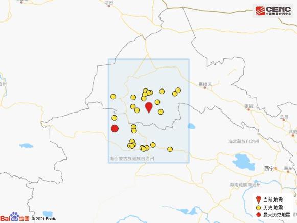 甘肅酒泉市阿克塞縣發生5.5級地震