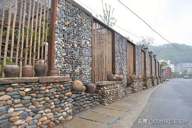 美丽乡村创意景墙围墙设计土的很有味道