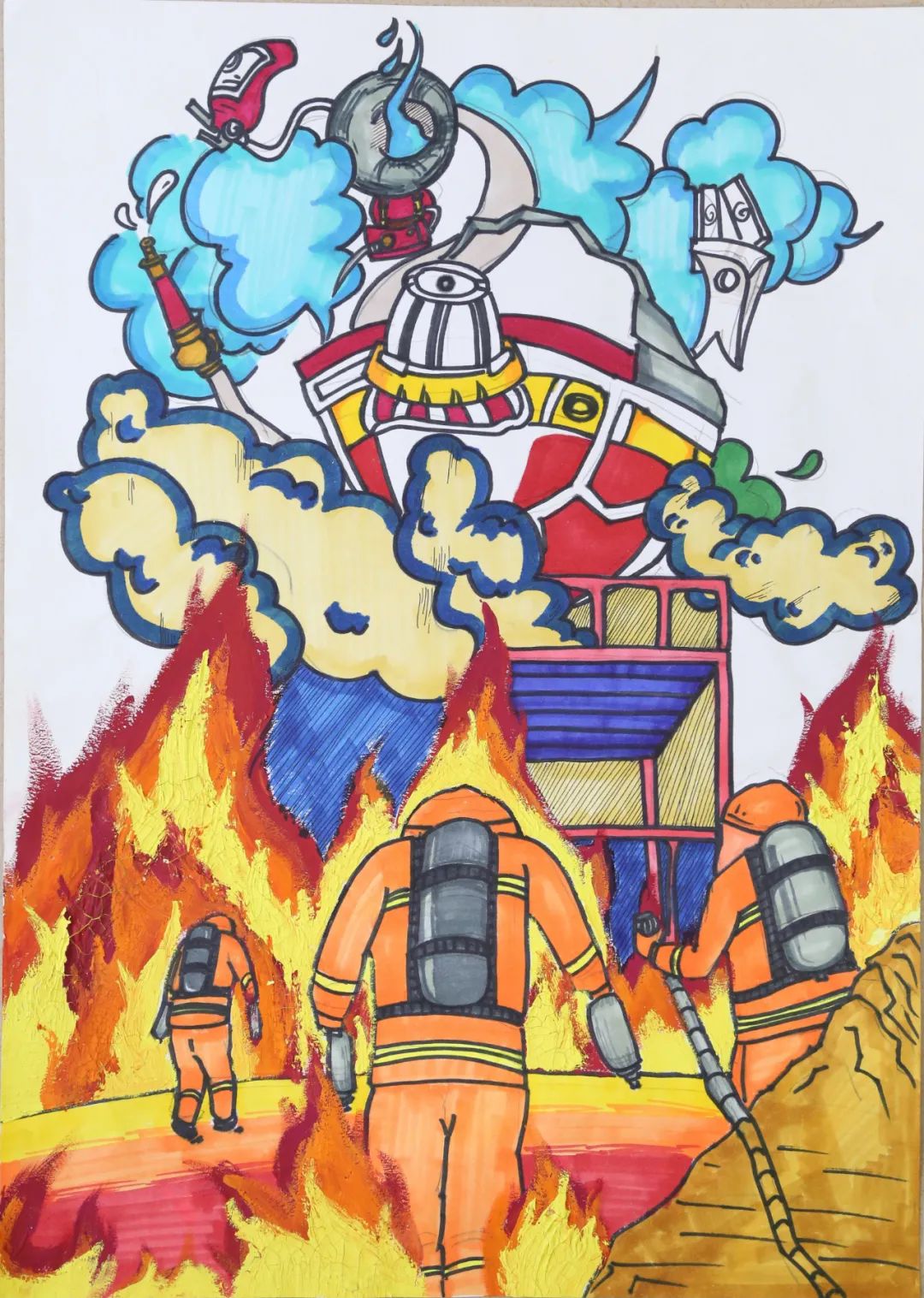 同安区举办2021年度小小消防员儿童绘画作文大赛