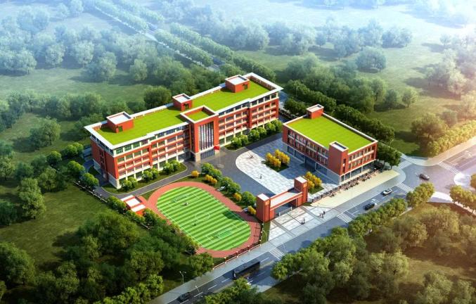 永城市五中新校区来了