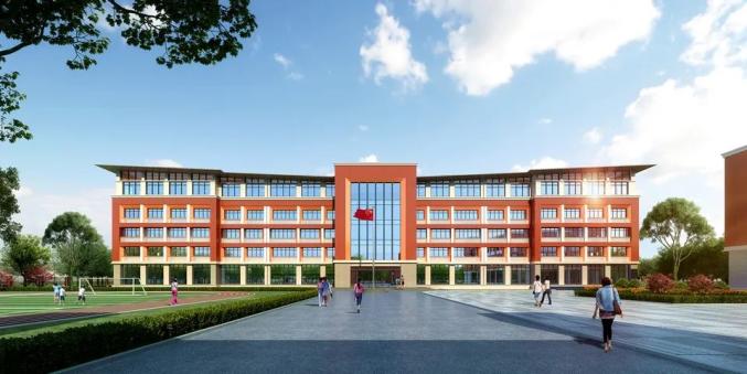 永城市五中新校区来了