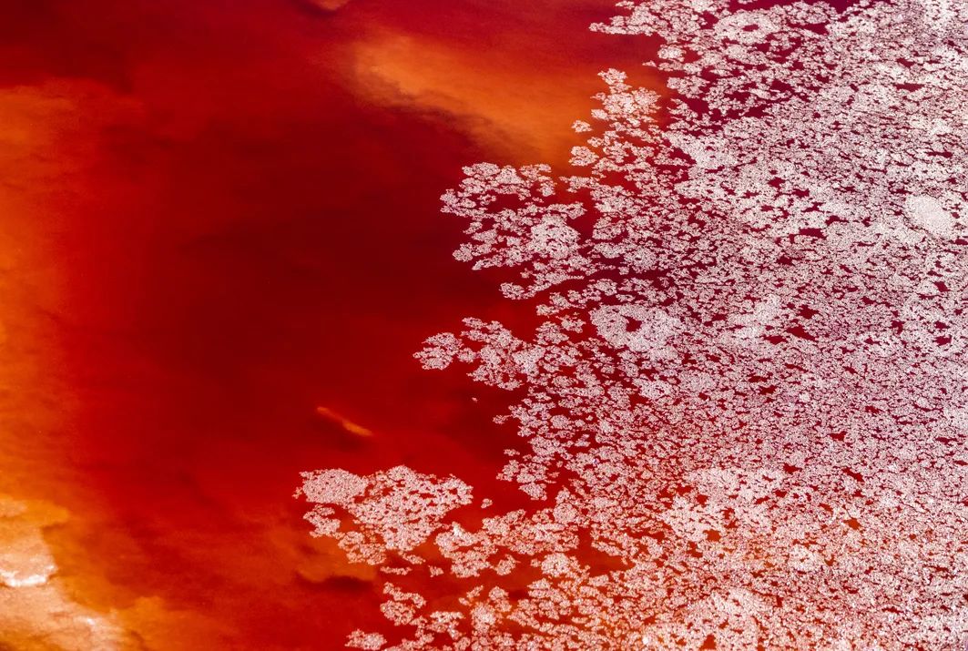 腾格里沙漠竟然有这么一片红海子,实在太美了!