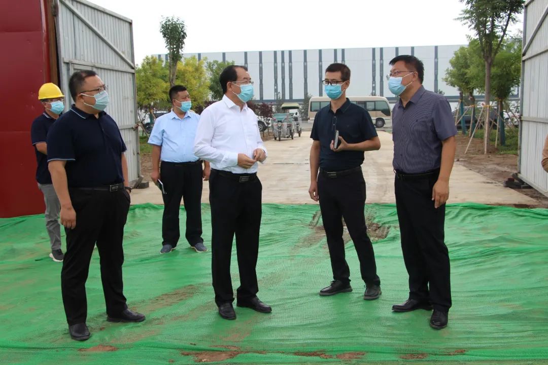 王锦山调研督导藁城经济开发区省市重点项目