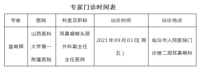 耳鼻喉科专家门诊图片
