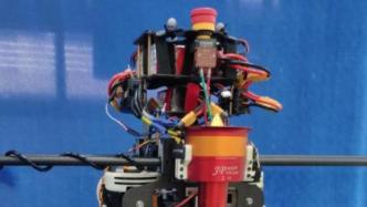 飞起来的双足机器人：四个涵道风扇驱动，广东工业大学出品