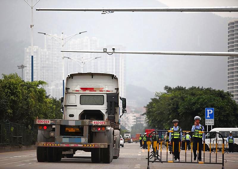 速看货车限行富顺这些路段启用电子抓拍设备位置就在