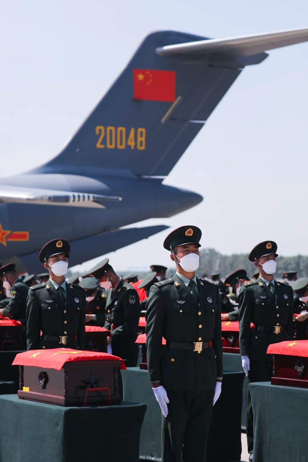 第八批在韩中国人民志愿军烈士遗骸回国